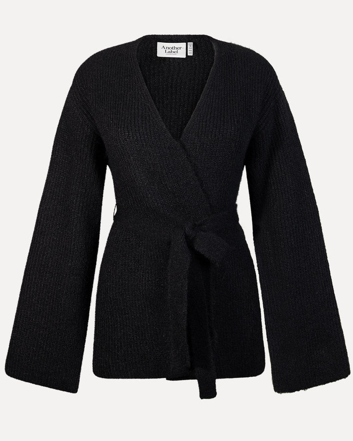 Another Label Yvon Knitted Cardigans Black