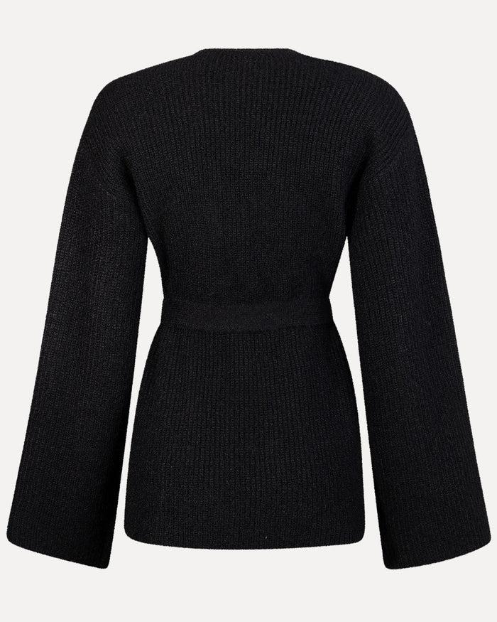 Another Label Yvon Knitted Cardigans Black