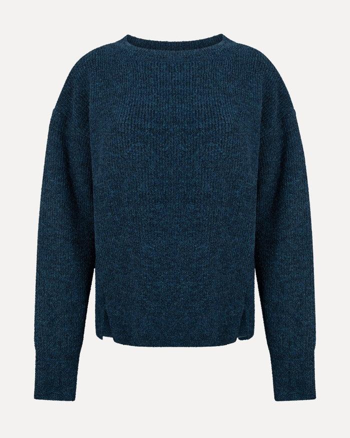 Another Label Dalina Knitted Pull Reflecting Pond Melee