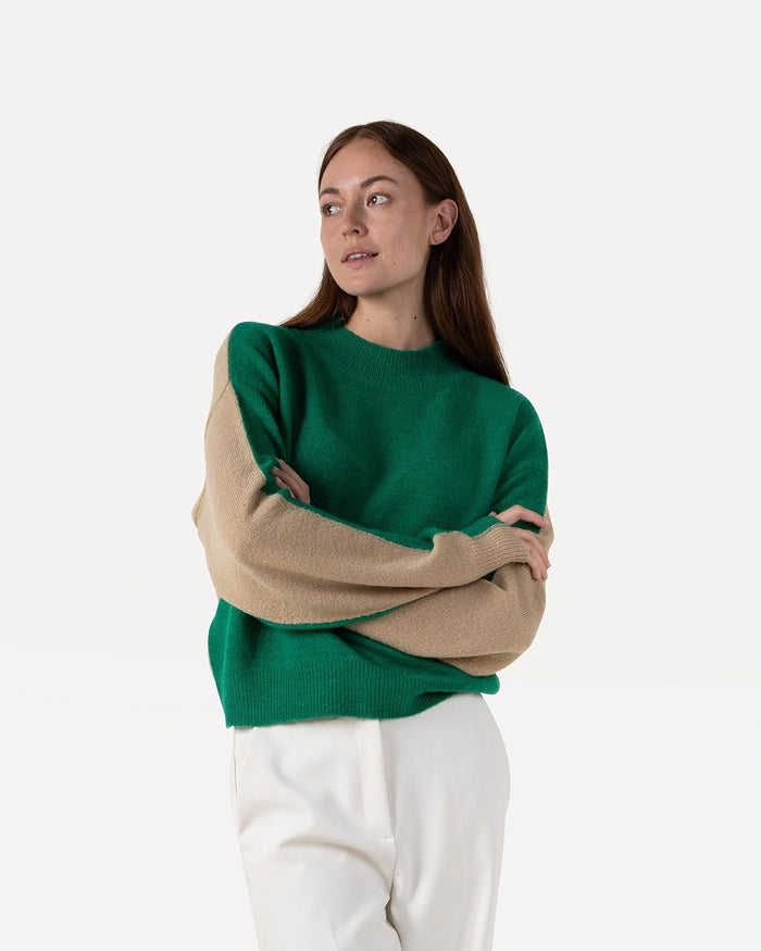 another label Emily knitted pull Lush meadow sandalwood