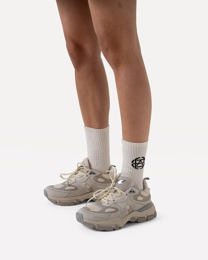 Another Label Sarita 2-pack Socks Offwhite Seaspray