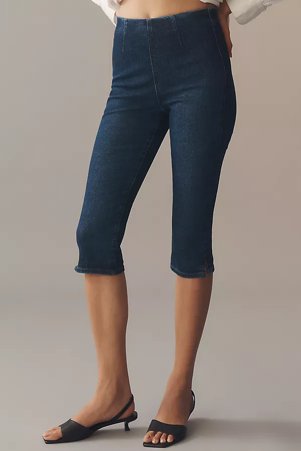 Anthropologie AG Maisie High-Rise Capri Jeans HYACINTH