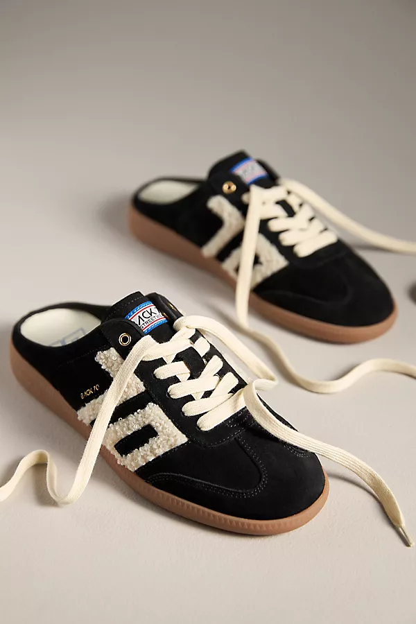 Anthropologie Back 70 Easter Mule Sneakers Black