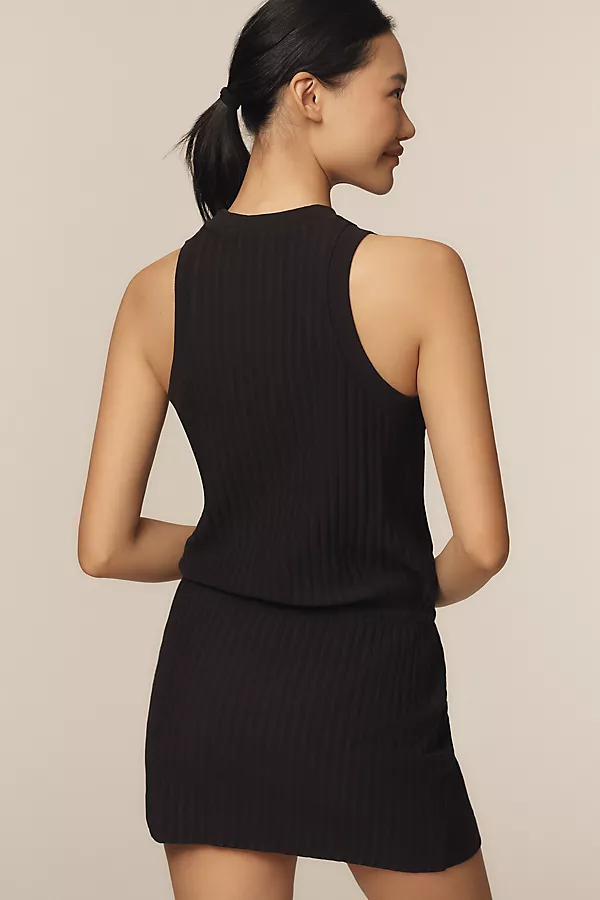 Anthropologie LSPACE Upbeat Mini Dress Black