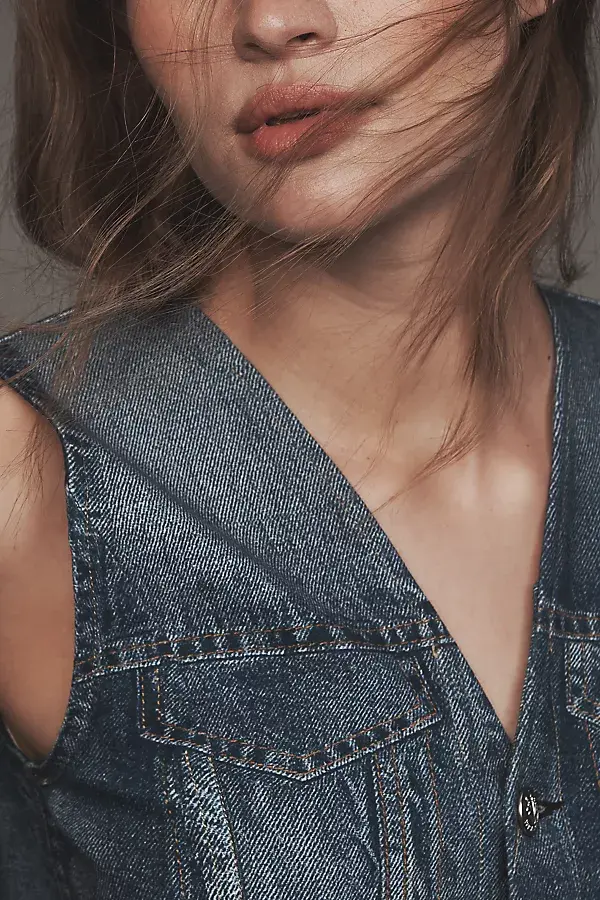 Anthropologie Rag & Bone Miramar Isabella Vest Navy