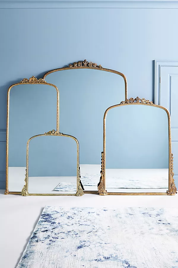 Anthropologie The Gleaming Primrose Mirror Gold