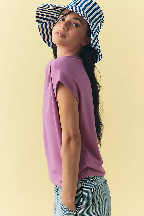 Anthropologie By Anthropologie Muscle Tee Rosey Pink