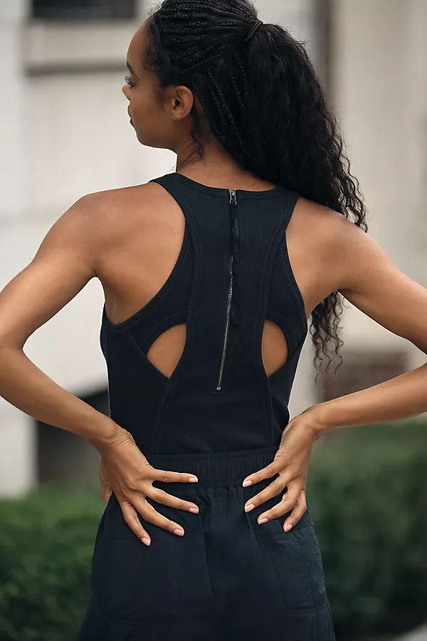 Anthropologie Daily Practice Messa Sleeveless Jumpsuit Black