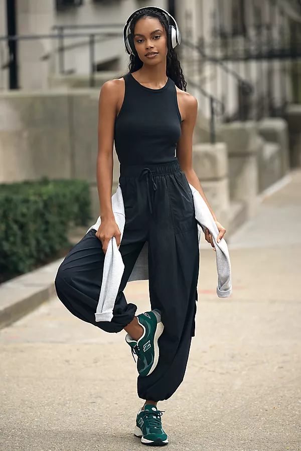 Anthropologie Daily Practice Messa Sleeveless Jumpsuit Black