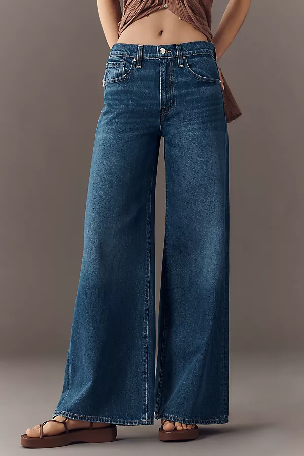 Anthropologie Edwin Marli High-Rise Super-Wide-Leg Jeans RIALTO