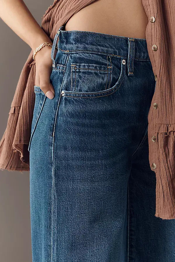 Anthropologie Edwin Marli High-Rise Super-Wide-Leg Jeans RIALTO