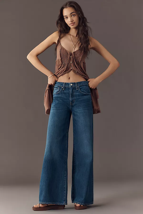 anthropologie Edwin Marli High-Rise Super-Wide-Leg Jeans RIALTO