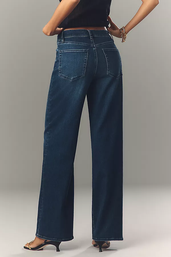 Anthropologie FRAME Le Slim Palazzo High-Rise Wide-Leg Jeans Keepsake