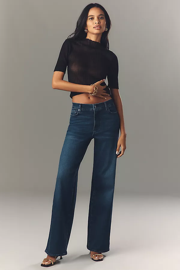 anthropologie FRAME Le Slim Palazzo High-Rise Wide-Leg Jeans Keepsake anthropologie FRAME Le Slim Palazzo High-Rise Wide-Leg Jeans Keepsake