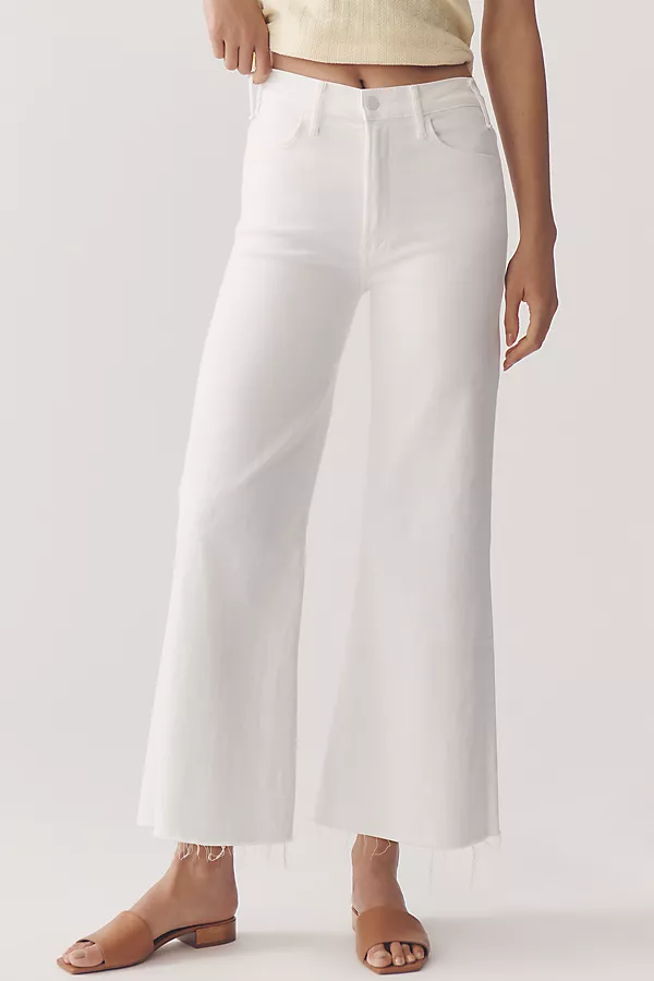 Anthropologie MOTHER The Hustler Roller High-Rise Ankle Jeans Fairest Of Them All