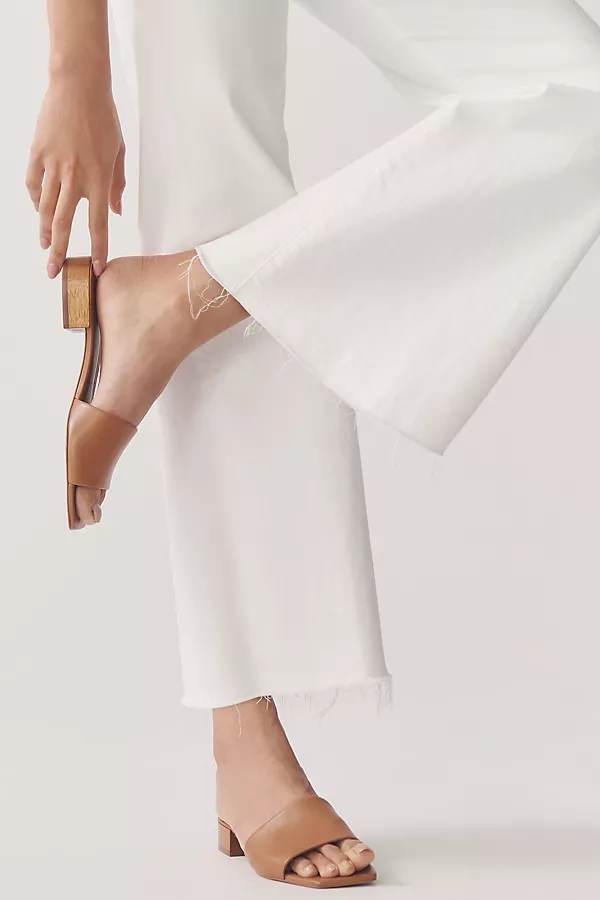 Anthropologie MOTHER The Hustler Roller High-Rise Ankle Jeans Fairest Of Them All