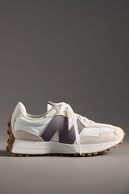 Anthropologie New Balance 327 Sneakers Linen/Sea Salt/Dark Ice Wine
