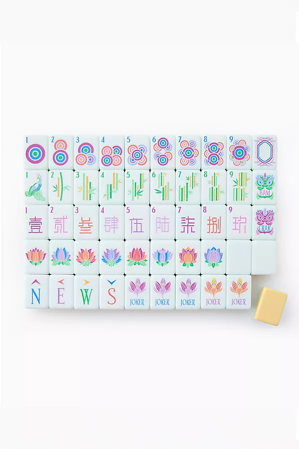 anthropologie Oh My Mahjong Board Game Bundle Sorbet