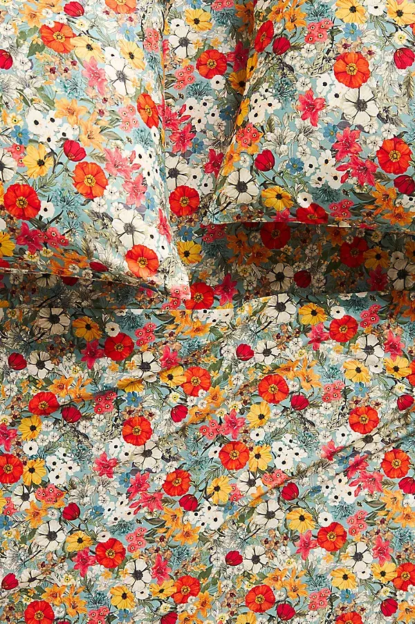 anthropologie Organic Cotton Sateen Printed Sheet Set Adelyn anthropologie Organic Cotton Sateen Printed Sheet Set Adelyn