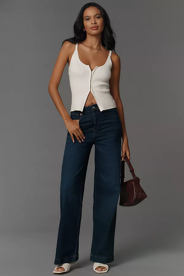 Anthropologie Reformation Eloise Cotton-Blend Tank Top Fior Di Latte