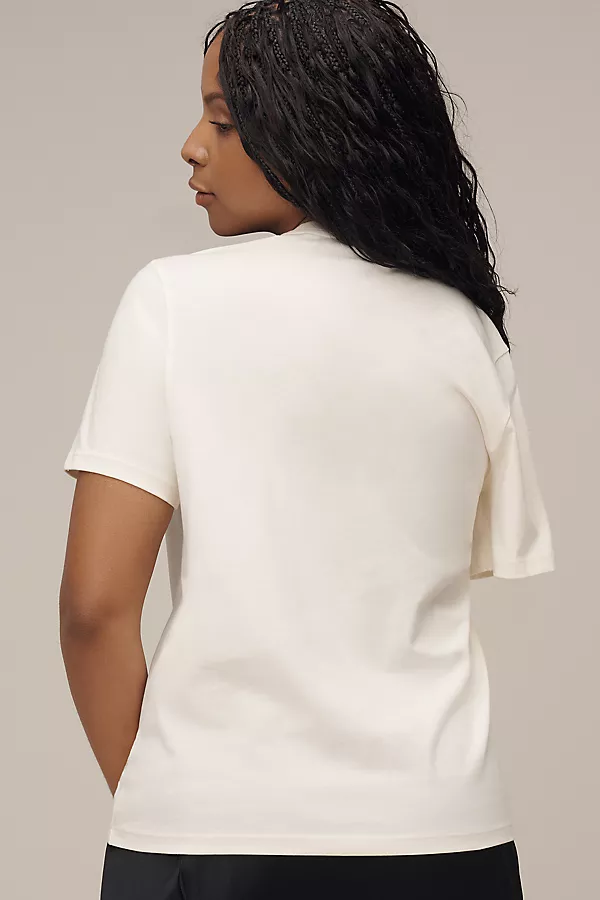 Anthropologie Scotch & Soda Cotton Graphic Tee Eggnog