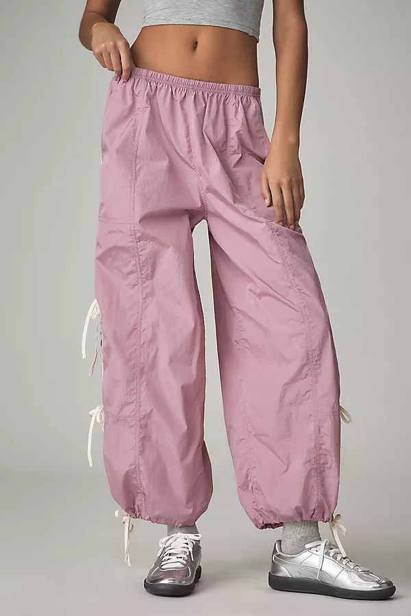 Anthropologie The Bowline Parachute Pants By Daily Practice Lilac