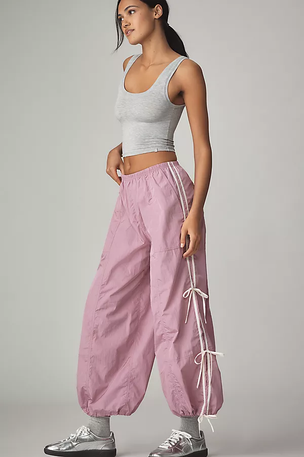Anthropologie The Bowline Parachute Pants By Daily Practice Lilac