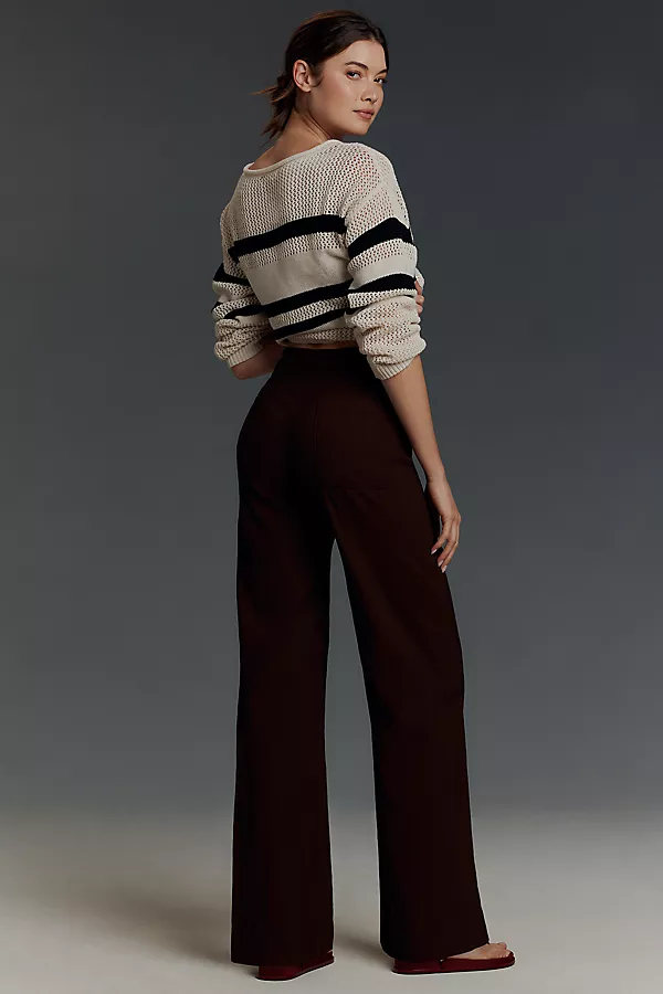 Anthropologie The Colette Full-Length Wide-Leg Pants By Maeve BROWN