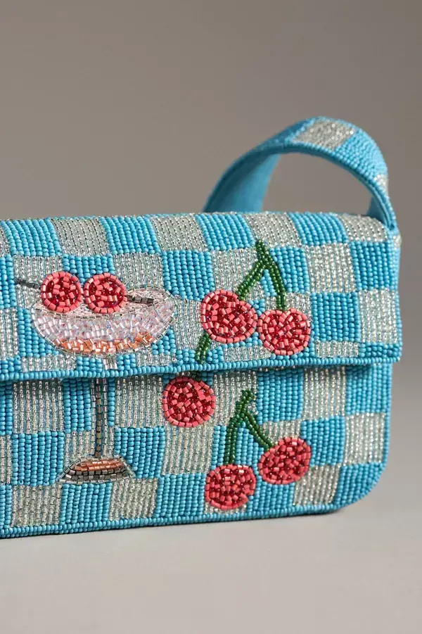 Anthropologie The Fiona Beaded Bag: Food & Drink Edition Cosmo