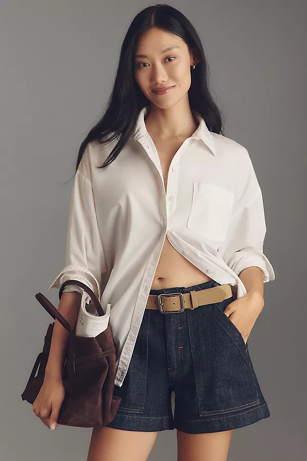 anthropologie The Henri Camper Shorts by Pilcro Rinse Wash