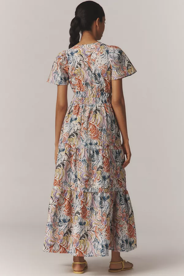Anthropologie The Somerset Maxi Dress Painterly Floral
