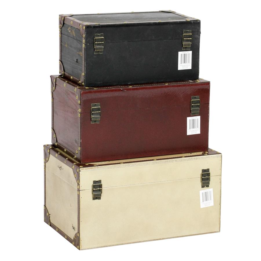 Aspire Home Accents 3279 - Torrance Wood Trunks (Set Of 3)