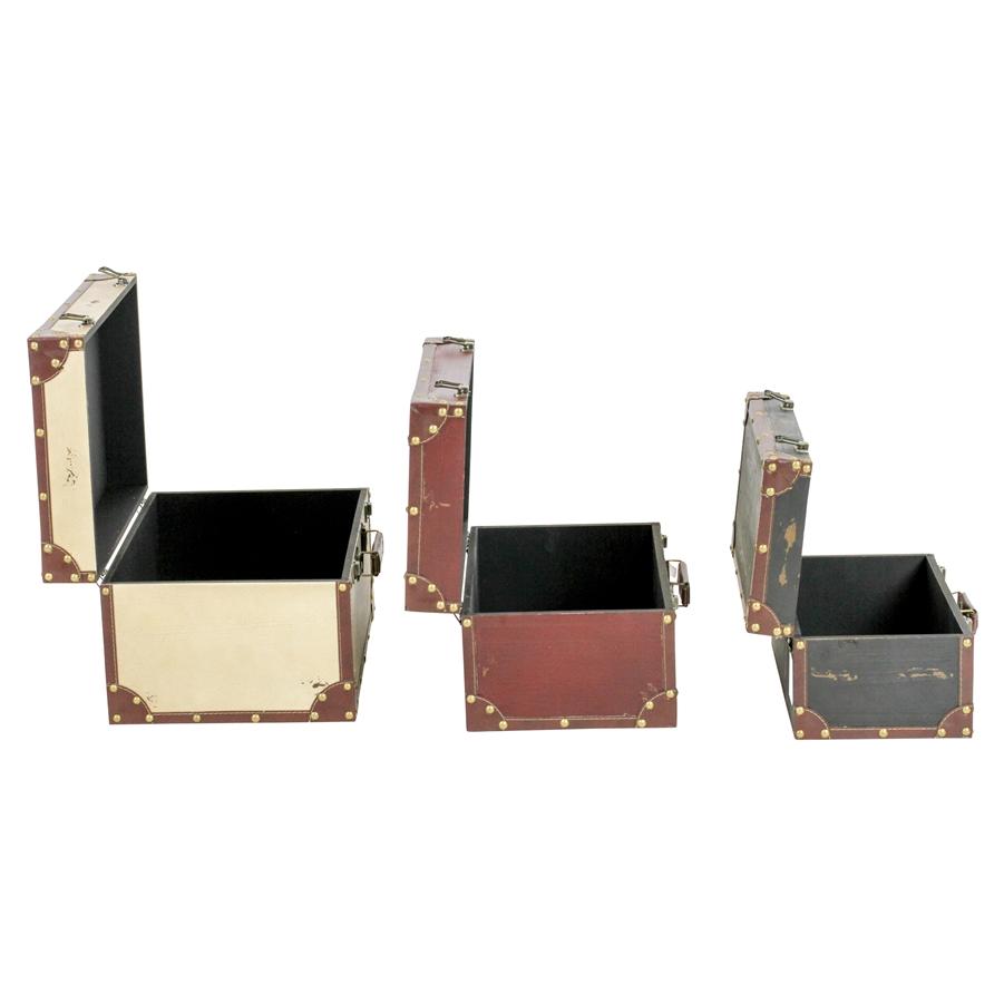 Aspire Home Accents 3279 - Torrance Wood Trunks (Set Of 3)