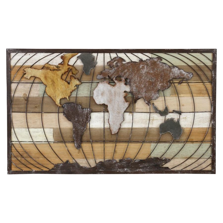 Aspire Home Accents 4479 - Marco World Map Wall Decor