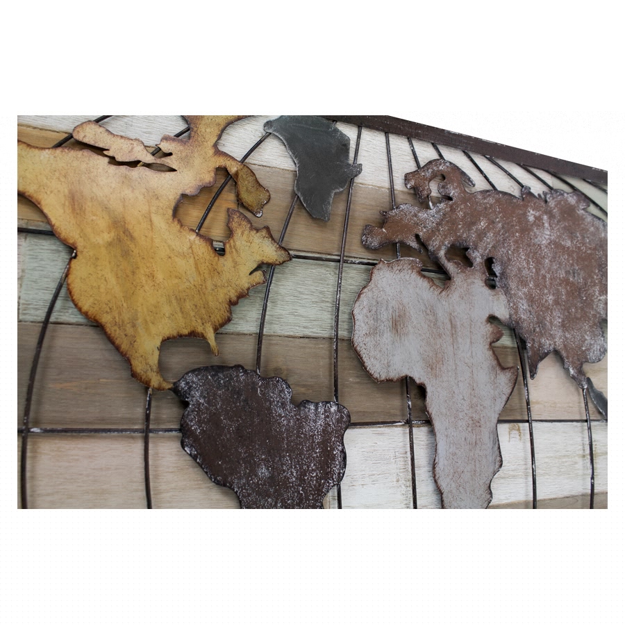 Aspire Home Accents 4479 - Marco World Map Wall Decor