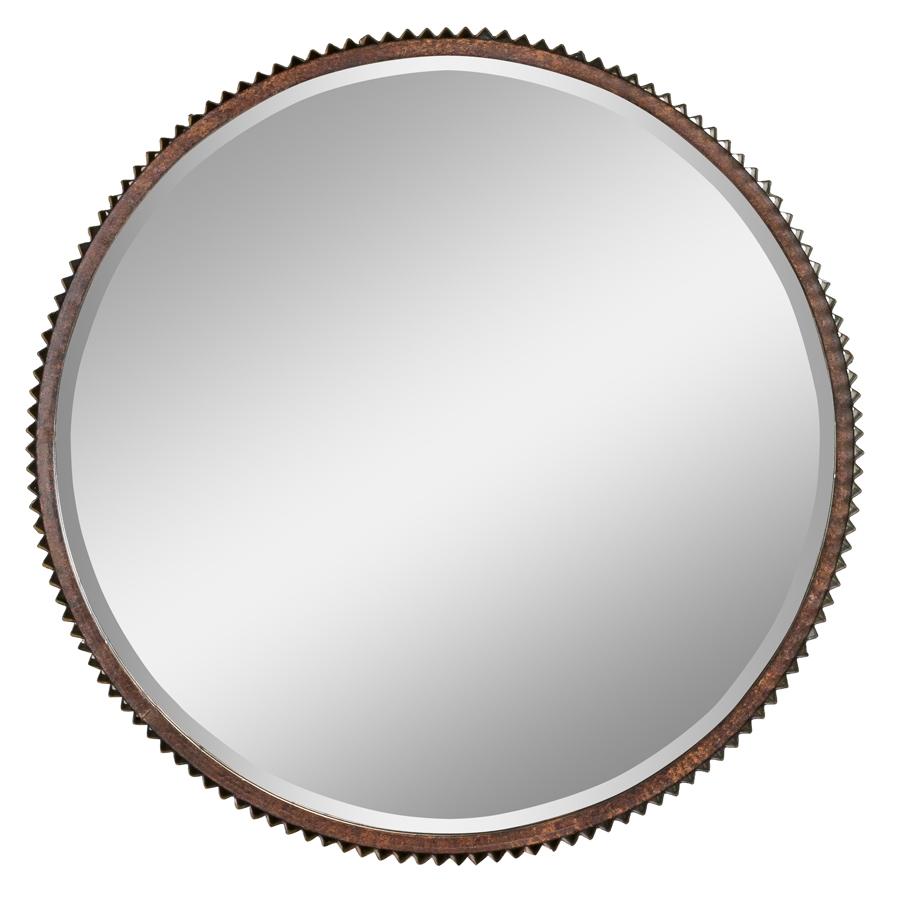 Aspire Home Accents 4868 - Harrison Rustic Metal Wall Mirror
