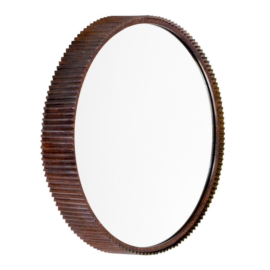 Aspire Home Accents 4868 - Harrison Rustic Metal Wall Mirror