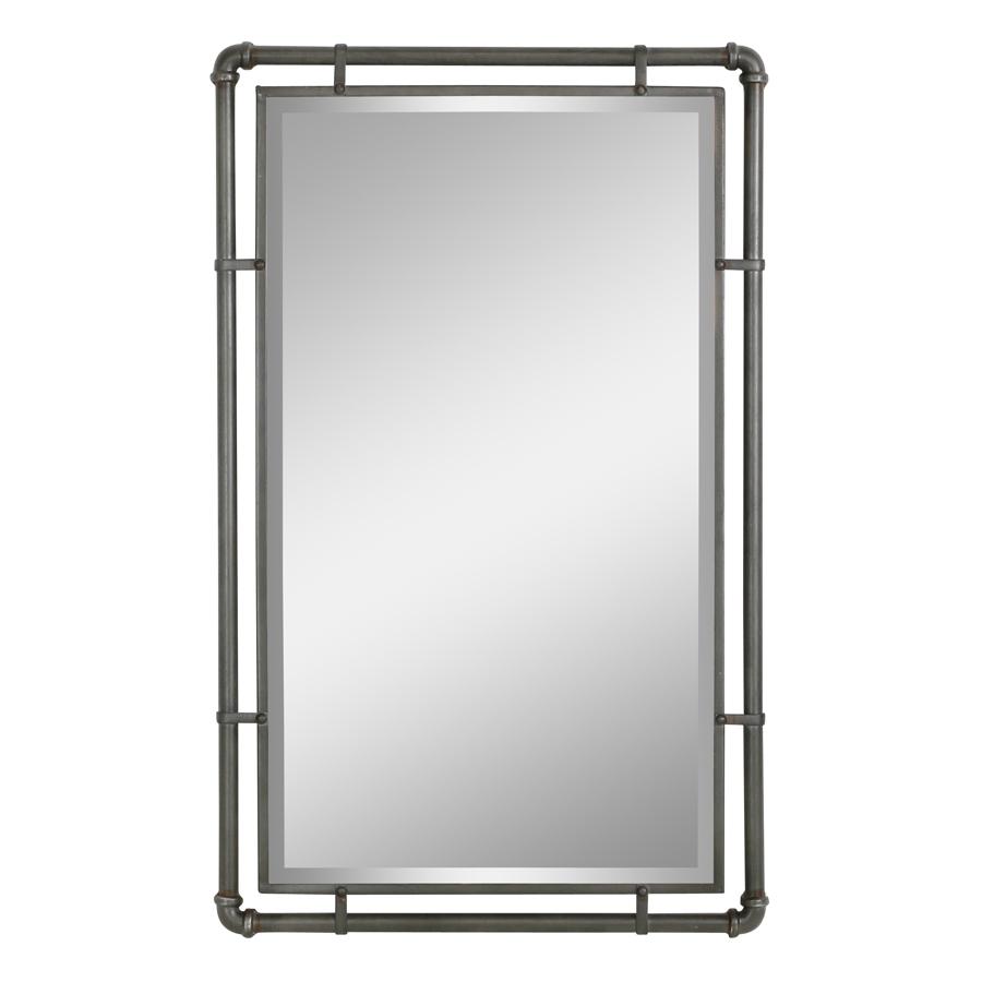 Aspire Home Accents 4882 - Morse Industrial Metal Wall Mirror
