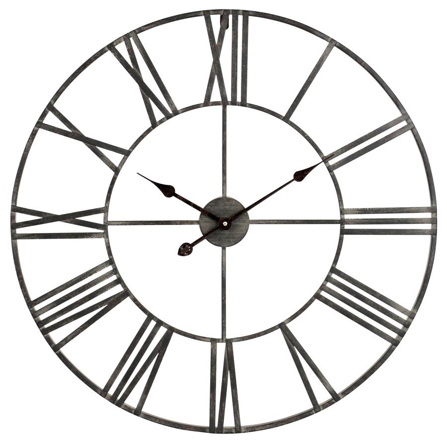 Aspire Home Accents 5155 - Solange Round Metal Wall Clock