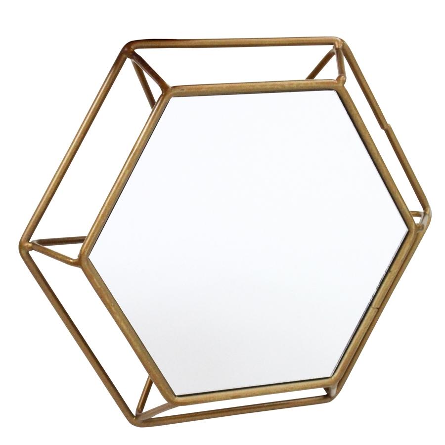 Aspire Home Accents 5216 - Shanton Hexagonal Wall Mirrors (Set Of 3)