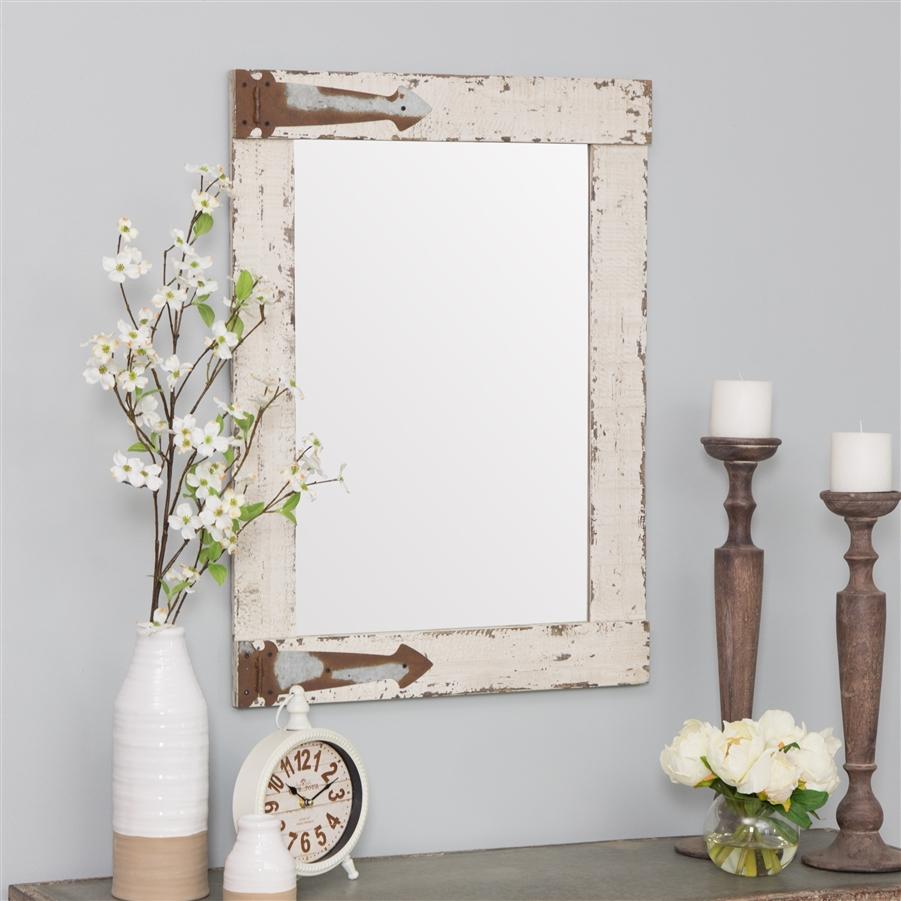 aspire home accents 6152 - Serenad Farmhouse Wall Mirror