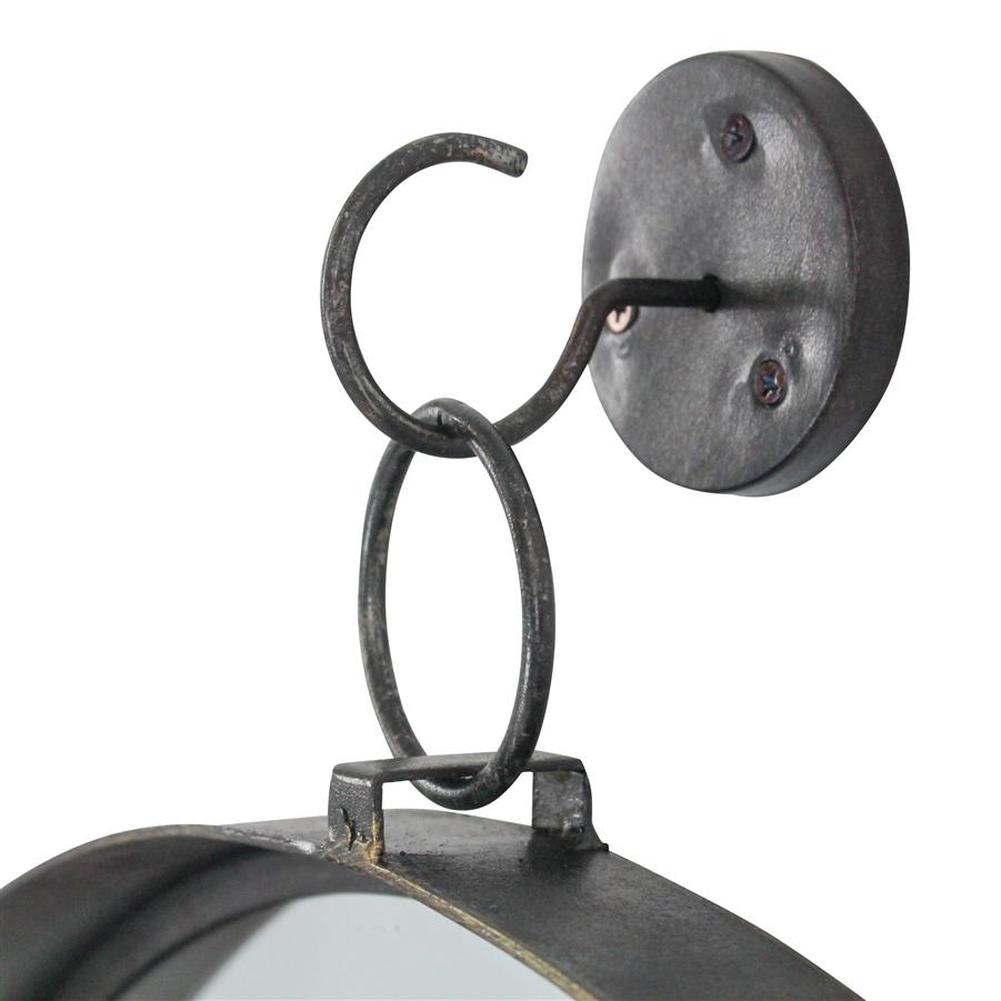 Aspire Home Accents 6343 - Bescott Suspended Round Wall Mirror