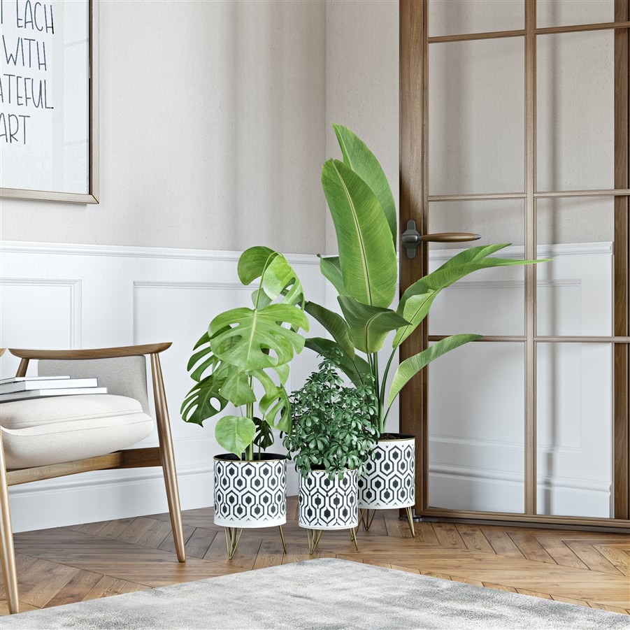 Aspire Home Accents 6954 - Andrey Modern Planters (Set Of 3)