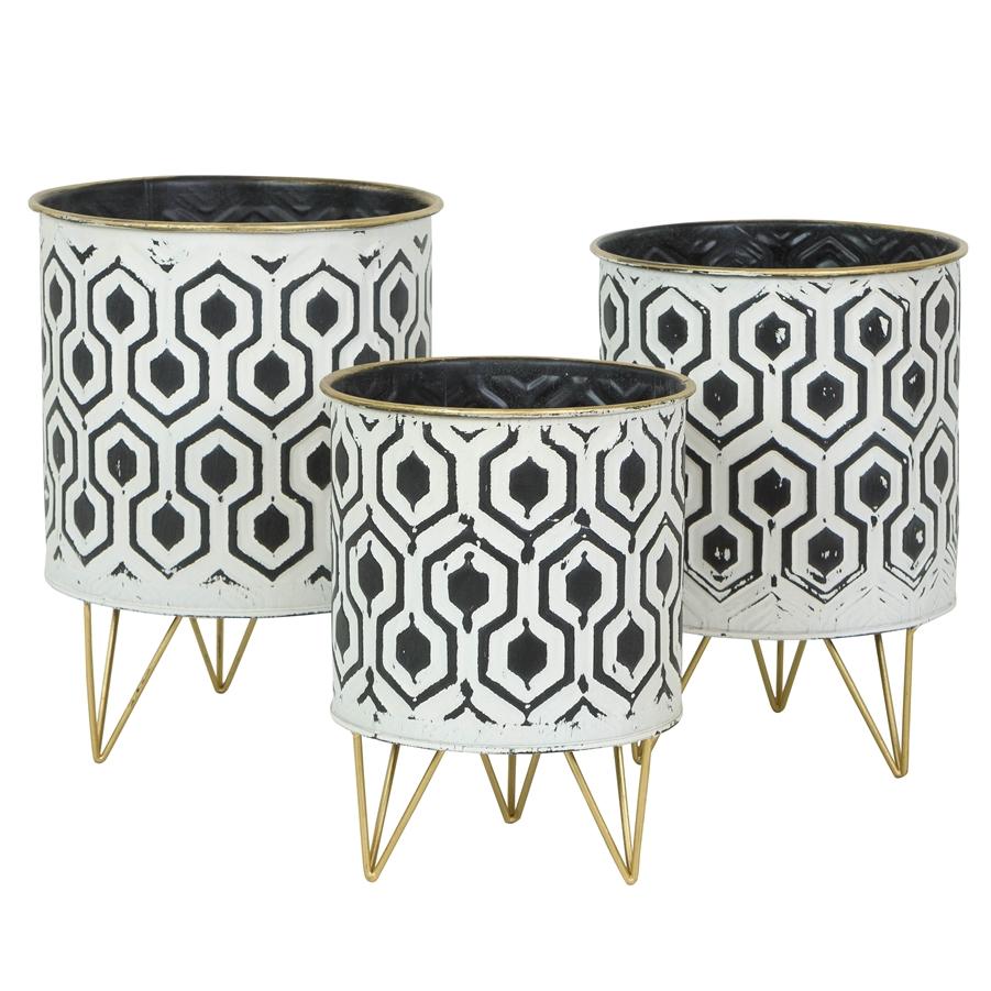 Aspire Home Accents 6954 - Andrey Modern Planters (Set Of 3)