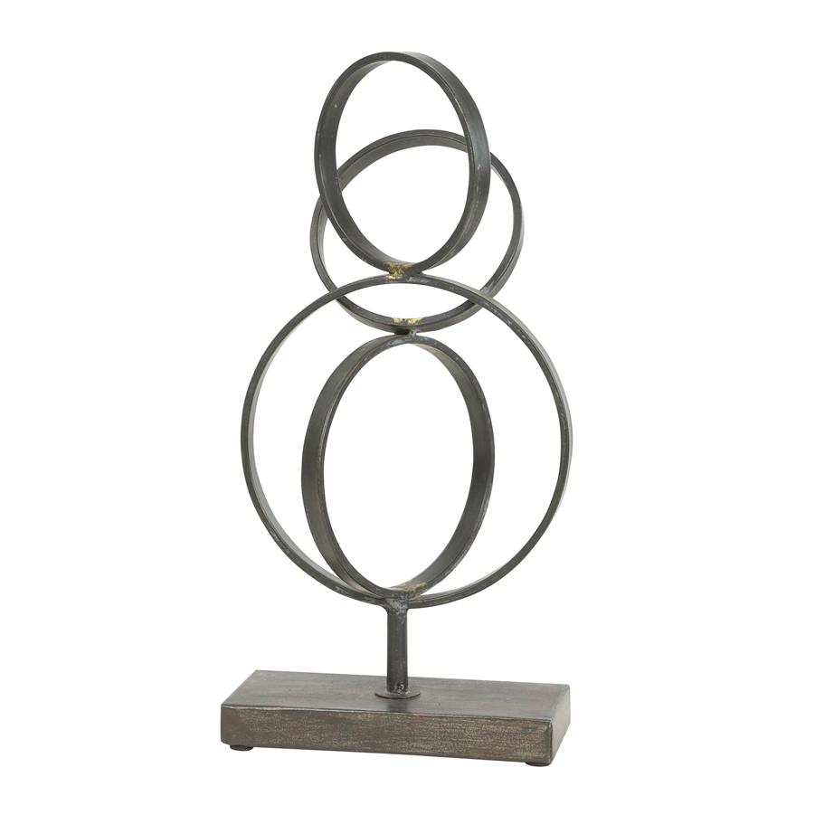 Aspire Home Accents 7104 - Keya Abstract Metal Sculpture