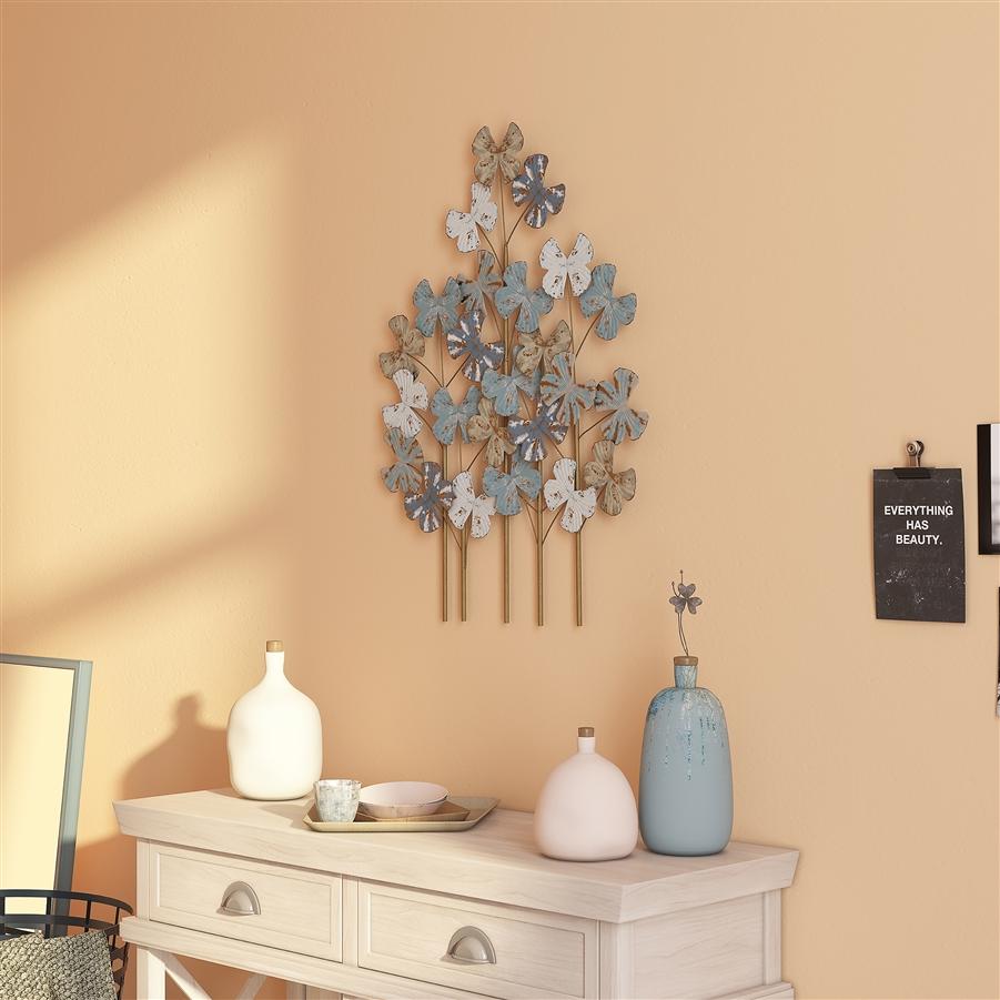 Aspire Home Accents 7289 - Deja Metal Flower Wall Decor