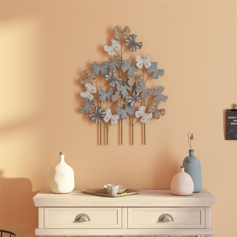 aspire home accents 7289 - Deja Metal Flower Wall Decor