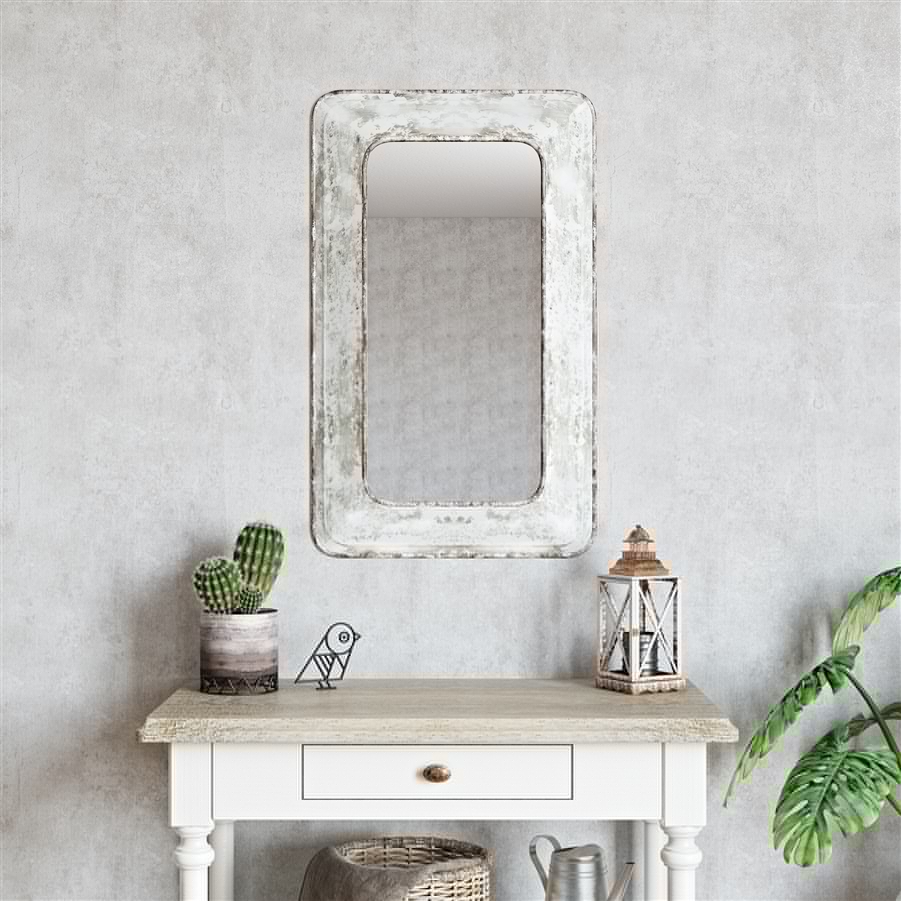 aspire home accents 7395 - Jaycee Farmhouse Wall Mirror