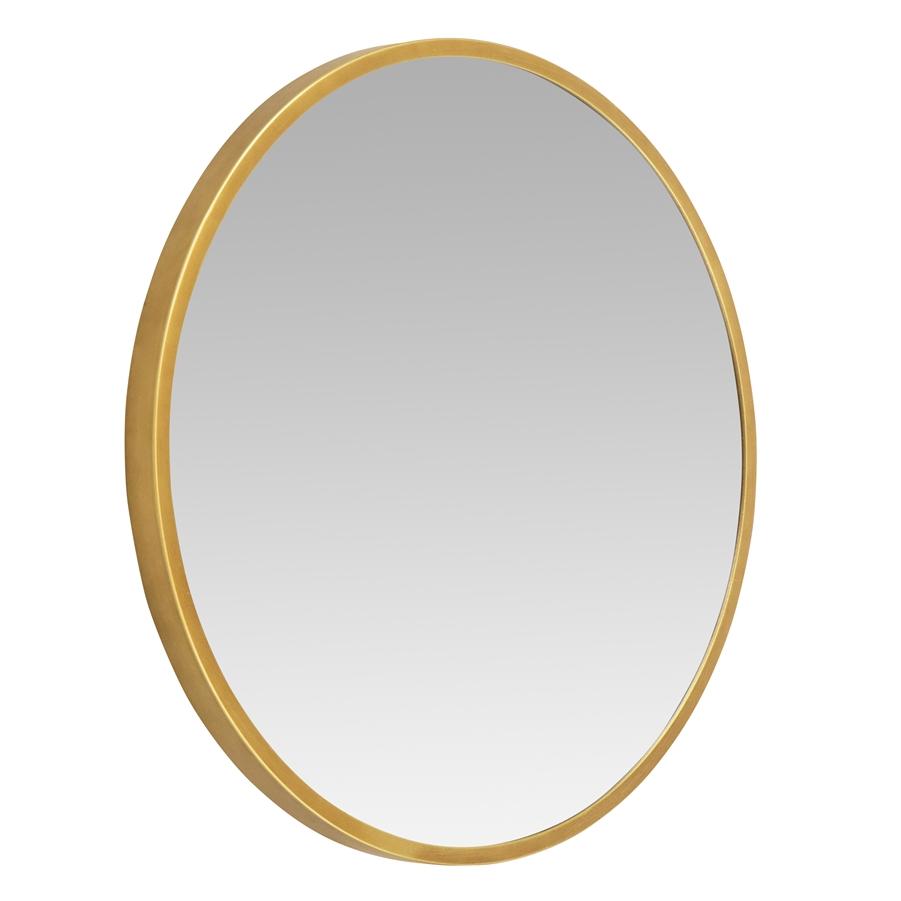 Aspire Home Accents 7494 - Bali Modern Round Wall Mirror - 24" Gold