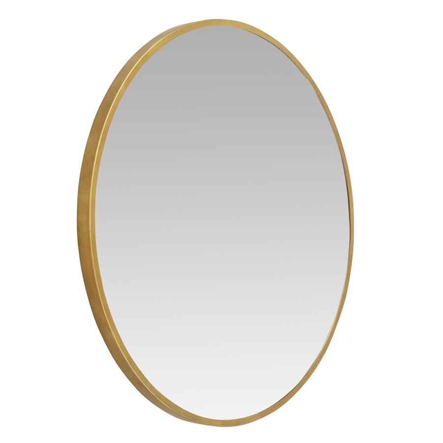Aspire Home Accents 7500 - Bali Modern Round Wall Mirror - 32" Gold
